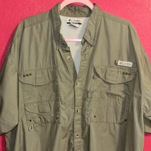Columbia men’s outdoor gorpcore button down activewear PFG shirt. Sz XL.